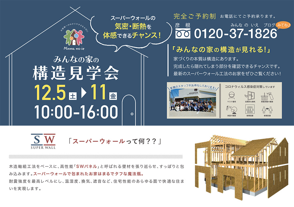 【スーパーウォール工法】構造見学会